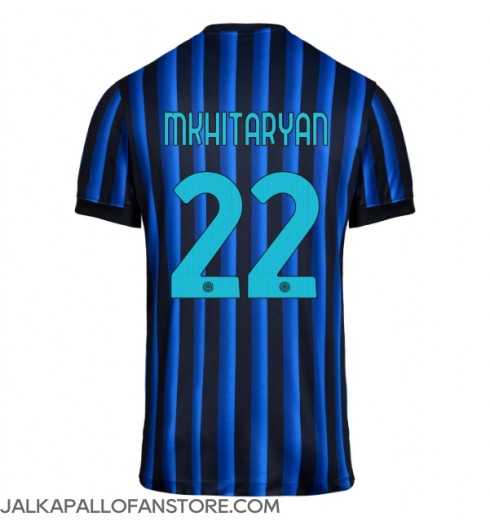 Inter Milan Henrikh Mkhitaryan #22 Kotipaita 2025-26 Lyhythihainen Inter Milan Henrikh Mkhitaryan #22 Kotipaita 2025-26 Lyhythihainen